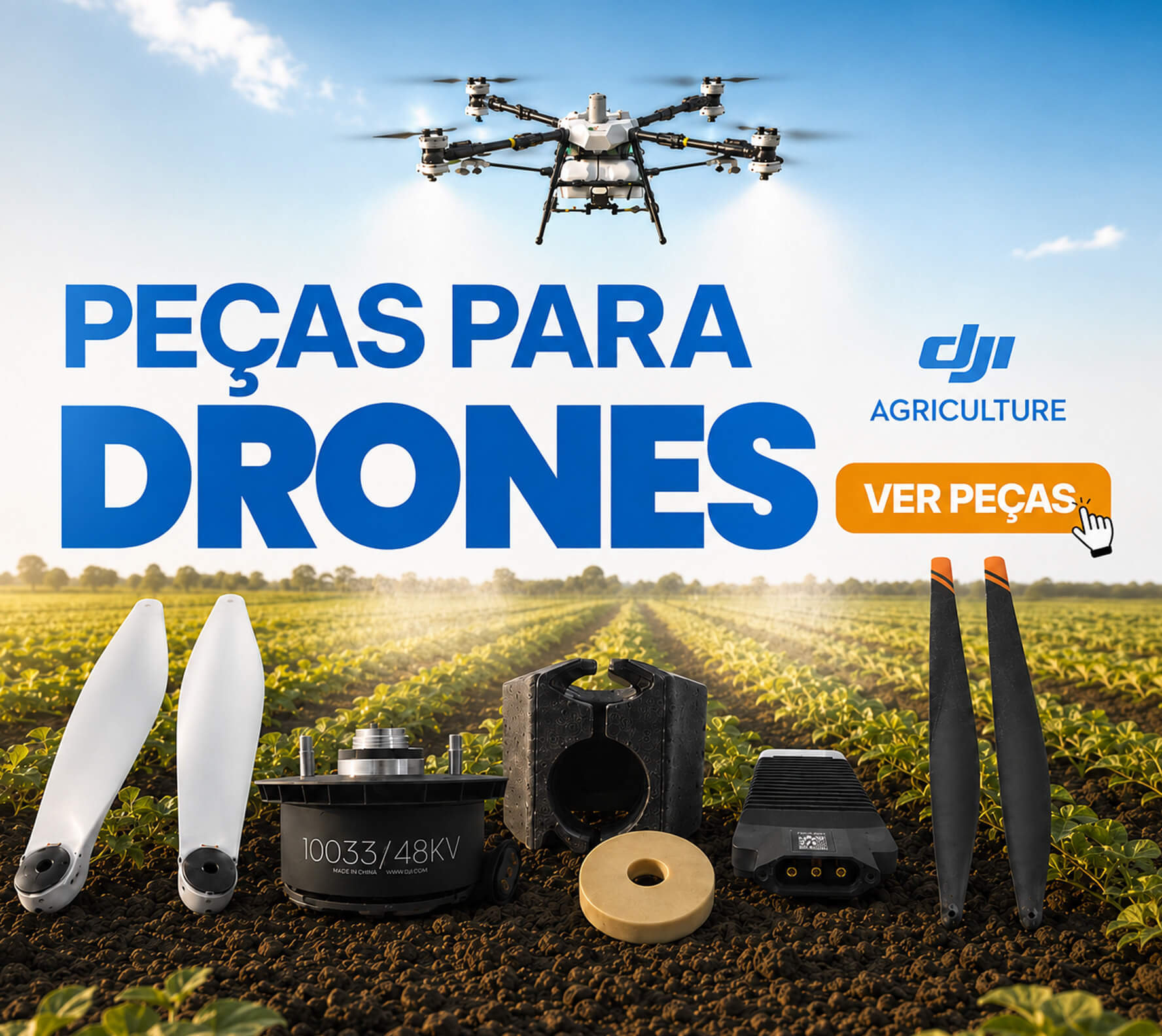 Peças para drones agricolas